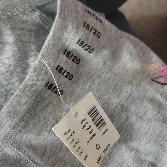 NEW WITH TAGS JUSTICE GIRLS UNICORN LS TSHIRT - Picture 3 of 4